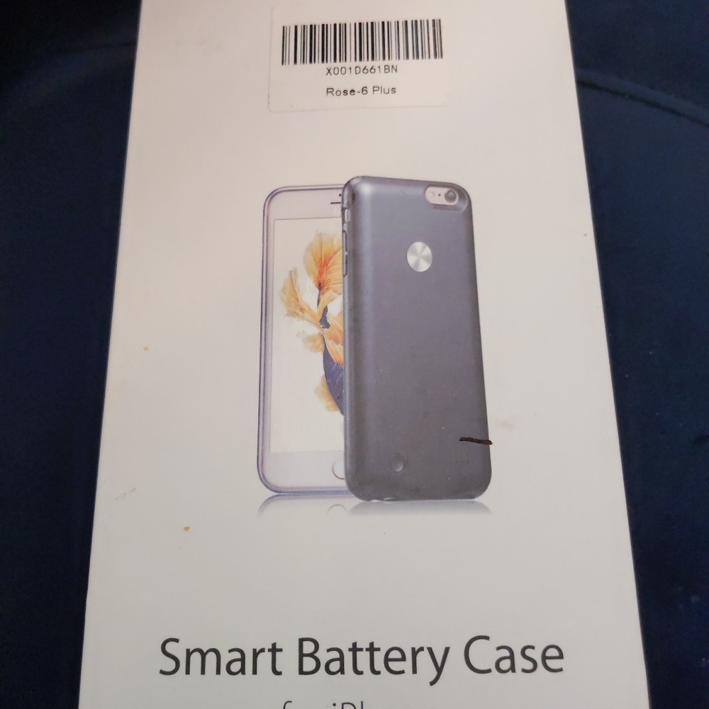 Smiphee iPhone 6,7,8 plus battery case, Rose.